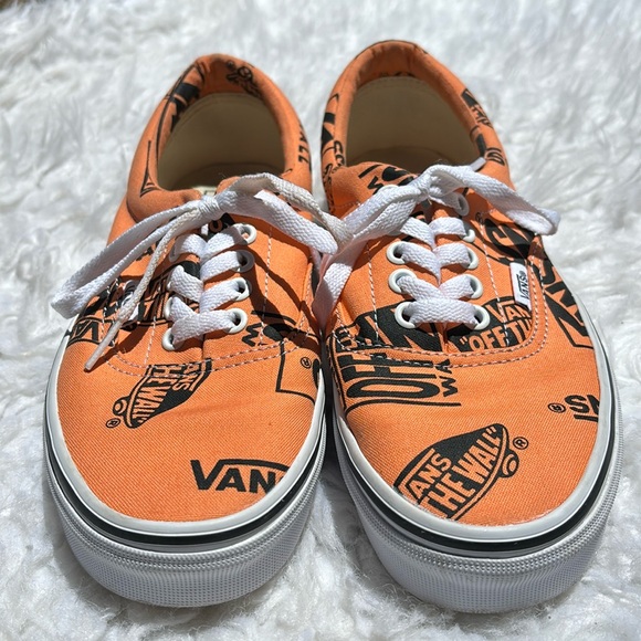 Unisex 🛹Vans Era Logo Mix Tangerine - Orange Low-top Sneakers, M/6.5,W/8 - Picture 2 of 14